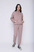 Everly-Luxe Fleece 1/2 Zip Mock neck